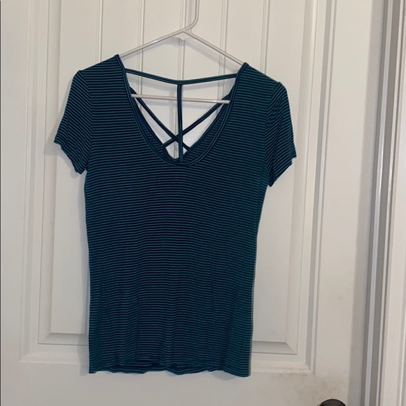 Green striped shirt - Picture 3 of 3